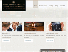 Tablet Screenshot of middletennesseefamilylaw.com